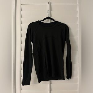 Lululemon Swiftly Tech Black Long Sleeve Top